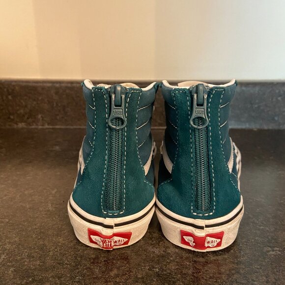 Vans SK8-Hi Zip Deep Teal - Size 2 - Picture 5 of 8